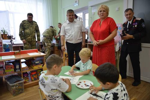 В казачьем детском саду №26 станицы Медведовской обучается более ста ребят под руководством казаков-наставников