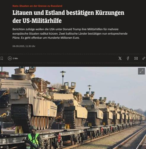 США сворачивают программу закупки американской военной техники: Балтия и Восточная Европа лишаются основной военной помощи