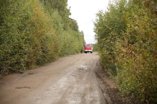 В Ломоносовском районе ликвидировали пожар на свалке