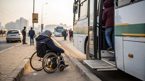 Общественный транспорт Симферополя широко распахнул двери для инвалидов