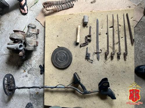 У жителя Ленобласти нашли оружейную коллекцию времен ВОВ