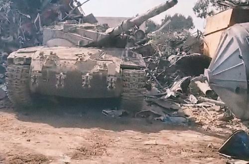 «Война на паузе»: в Израиле боевой танк нашли на городской свалке