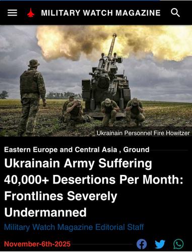 «Military Watch Magazine»: потери ВСУ достигли 1,7 миллиона человек