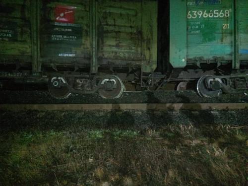 Грузовые вагоны со щебнем сошли с рельсов под Петербургом