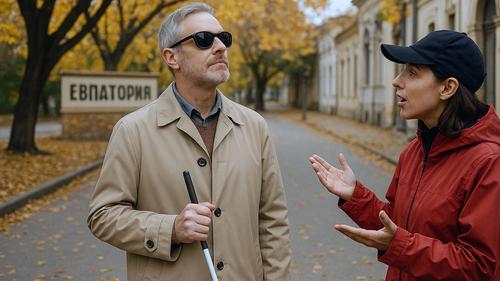 Слепым на словах расскажут о том, что кроется в темноте вокруг