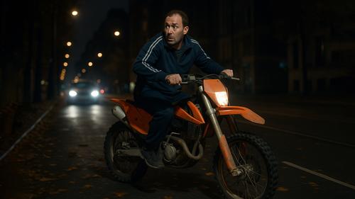 Мотоциклист был пьян настолько, что не смог отпетлять от машины ГИБДД