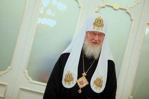 Патриарх Кирилл провел чин освящения храма Александра Невского в Петербурге