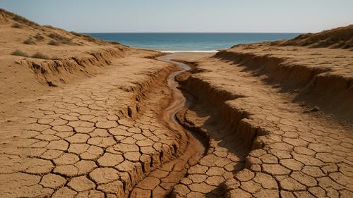 В Крыму испарились реки, впадающие в море