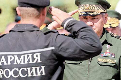 Сергей Шойгу на линии фронта