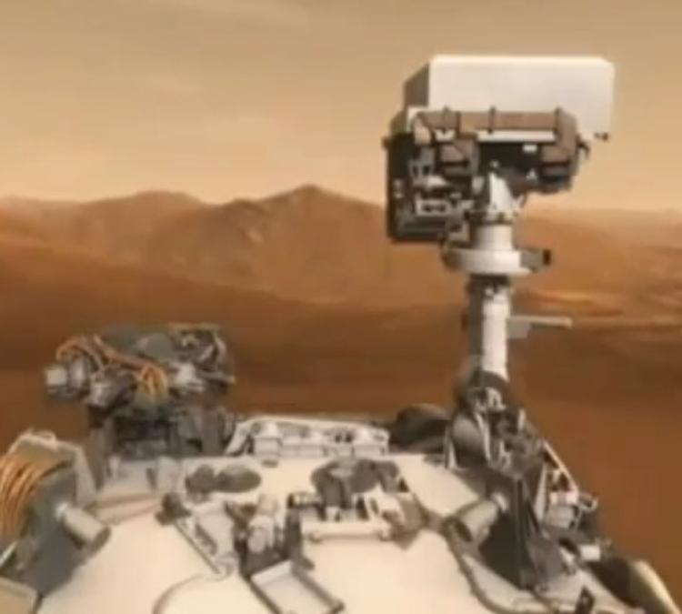 Марсоход Curiosity заснял НЛО на Марсе (ВИДЕО)