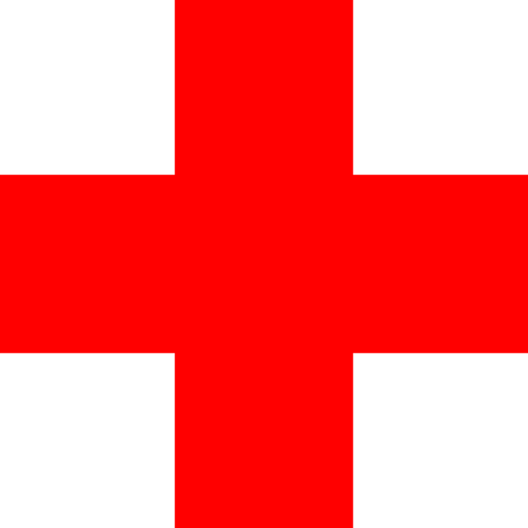 Рисунок красный крест