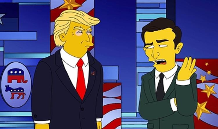 Создатели сериала "Симпсоны" предсказали победу Трампа на выборах президента США