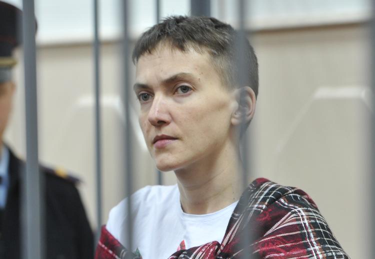 Надежда Савченко отказывается пользоваться душем