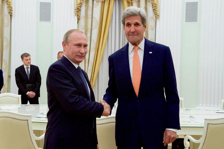 Путин и Керри в ходе встречи договорились усилить давление на террористов