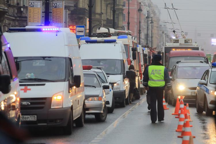 На Ленинградском проспекте в Москве вспыхнул пожар