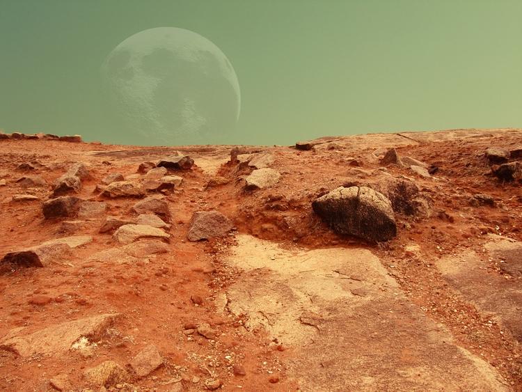 NASA показало следы посадки НЛО на поверхность Марса (ВИДЕО)
