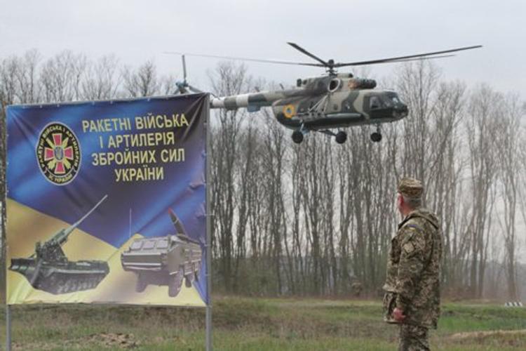 Украинский боевой вертолет сбит в ДНР