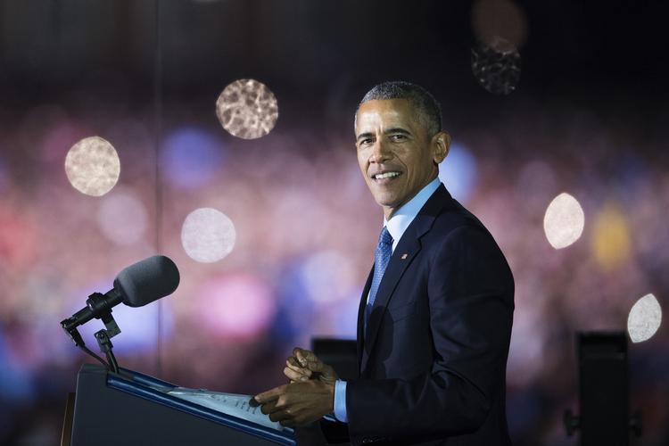 В Вашингтоне повесили плакат с фото Обамы и надписью "Прощай, убийца" (ФОТО)
