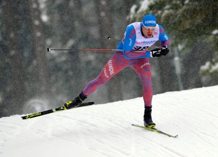 Российский лыжник Сергей Устюгов выиграл второй этап гонки "Тур де Ски"