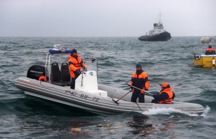 В районе Адлера море выбросило на берег тела погибших в катастрофе Ту-154