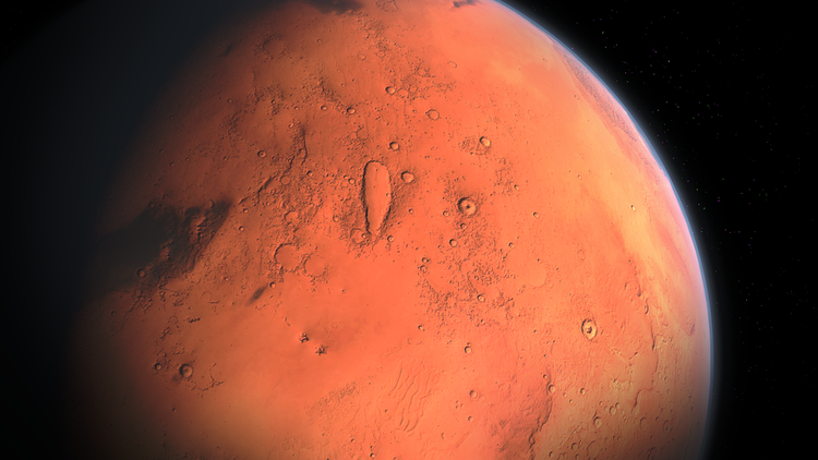 Новый потрясающий снимок Марса опубликовало NASA