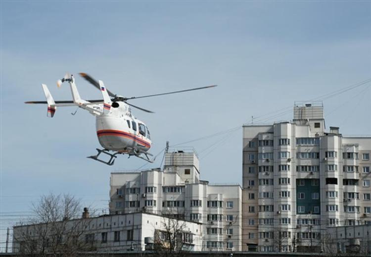 Крупное ДТП в новой Москве: детей эвакуировали вертолетом