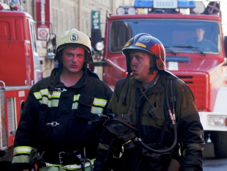 Крупный пожар ликвидировали в центре столицы