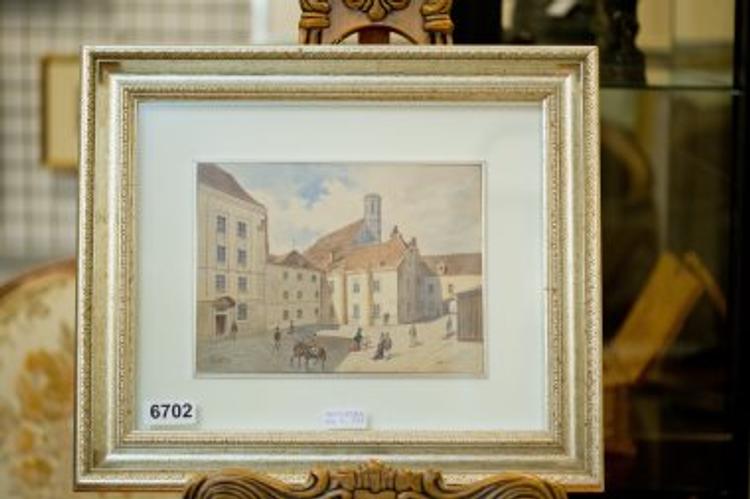 На германском аукционе выставили картины Гитлера