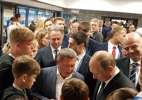 ФК «Тотем» побывал на матче с президентом России