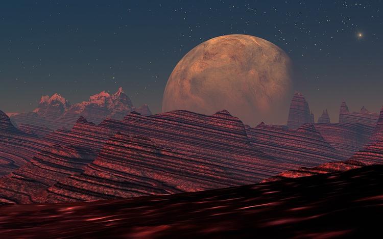 Возле Марса обнаружены фрагменты планетной коры