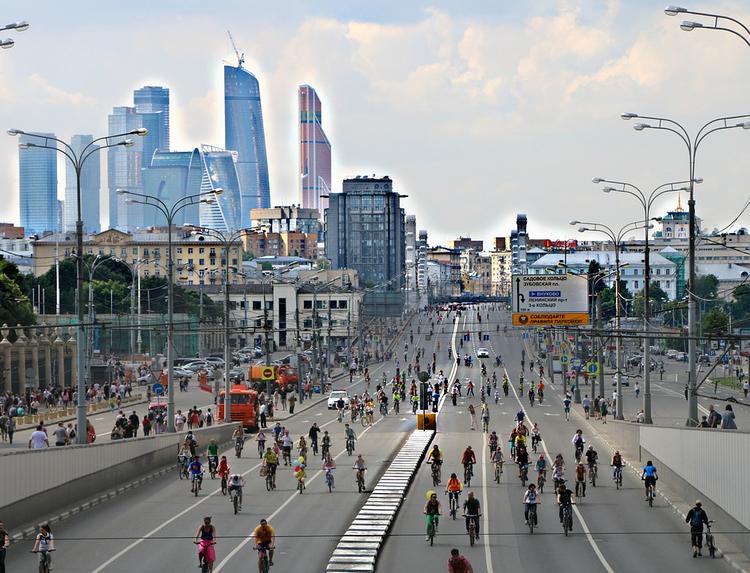 Велопарад пройдет в Москве в сентябре