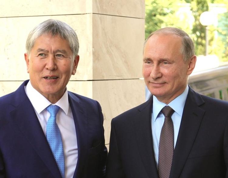 Путин направил президенту Киргизии поздравление с днем рождения