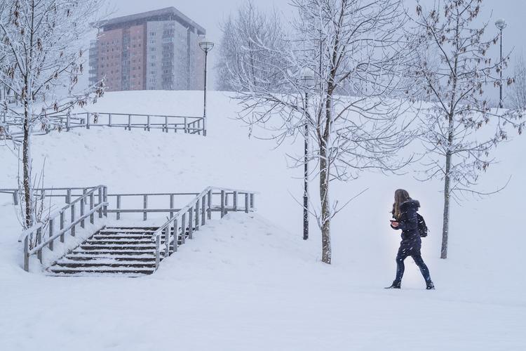 В первый день зимы в столице ожидаются температура выше нуля и дожди
