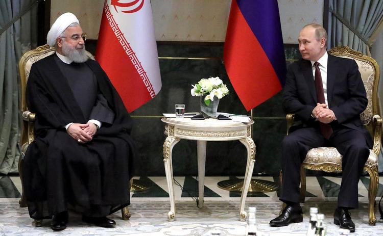 Путин и Роухани обсудили ситуацию, сложившуюся вокруг Сирии после удара Запада