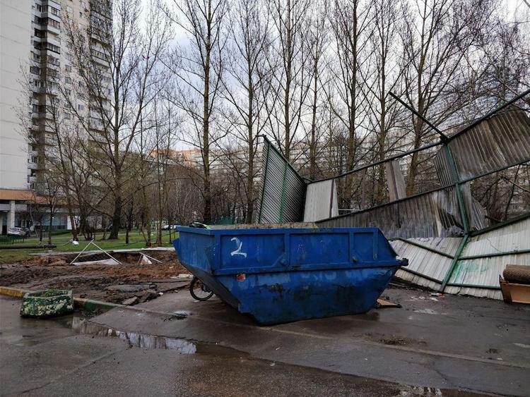 В Москве ликвидируют последствия урагана