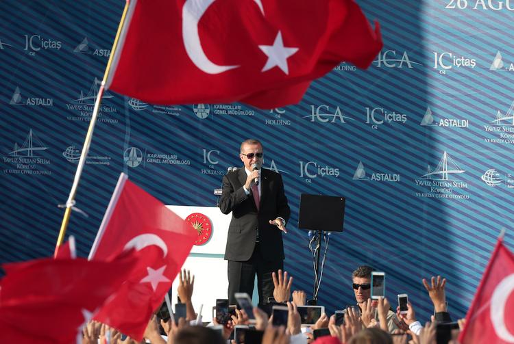 На инаугурации Эрдогана случился скандал