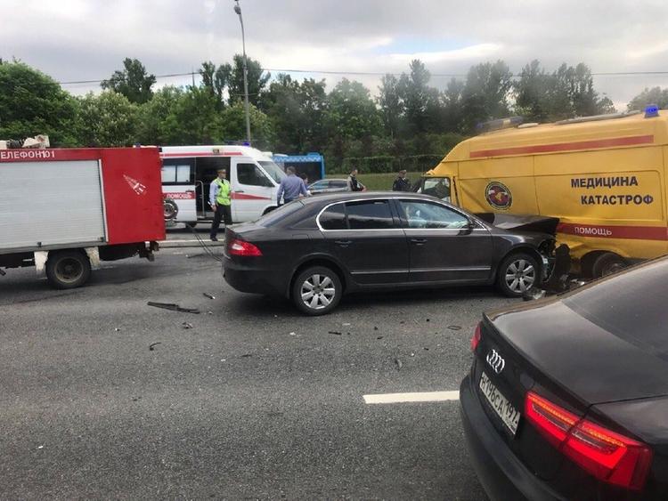 Массовая автоавария в Чехове: один человек погиб, один ранен