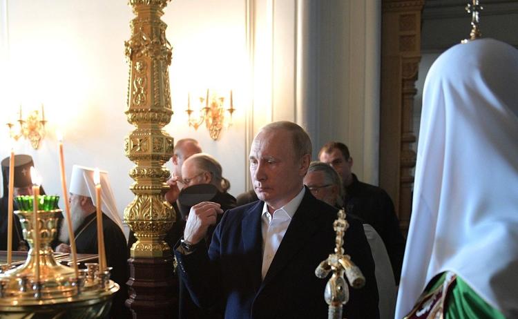 Путин принял участие в торжествах к 1030-летию Крещения Руси