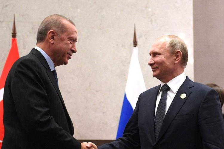 Путин встретился с Эрдоганом перед саммитом в Тегеране