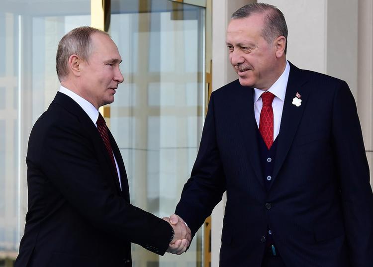 В Кремле высказались о возможности новой встречи Путина и Эрдогана