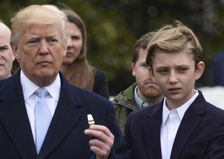 Дональд Трамп повредил руку во время игры с младшим сыном