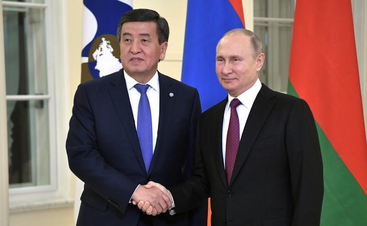 Владимир Путин провел переговоры с президентом Киргизии