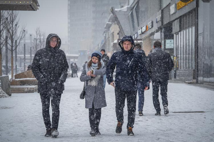 Снегопад в Москве побил рекорд 23-летней давности
