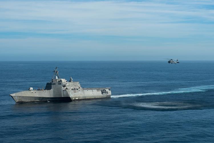 Новый боевой корабль ВМС США официально ввели в эксплуатацию