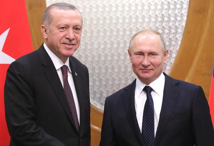Переговоры Путина и Эрдогана начались в Кремле
