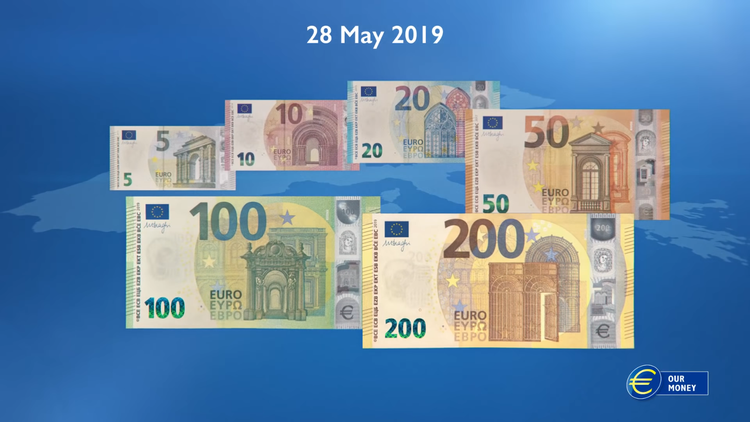Европа вводит новые купюры в 100 и 200 евро