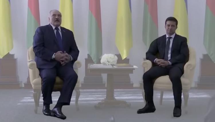 Зеленский заговорил с Лукашенко по-русски