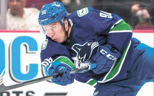 Российский форвард «Ванкувера» Андрей Кузьменко признан первой звездой матча НХЛ