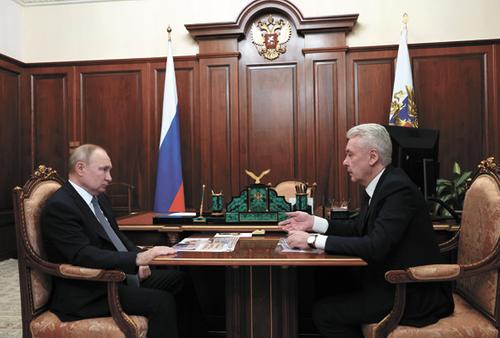 Собянин на встрече с Путиным: В 2023 году Москва продолжит своё развитие