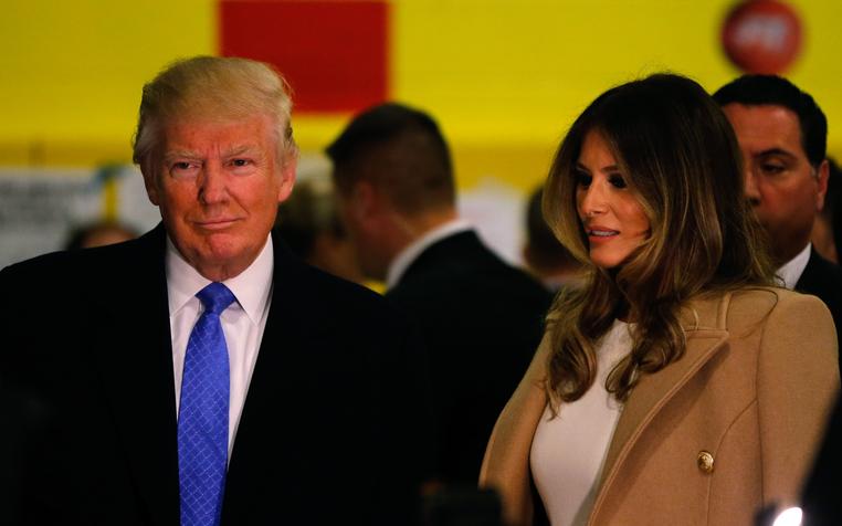 Дональд Трамп и его жена проголосовали на выборах